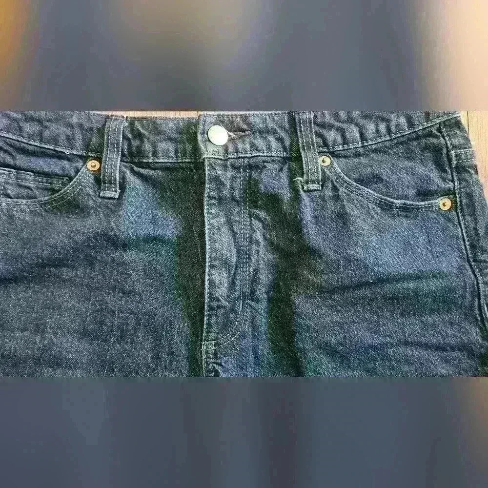 Universal Thread Dark Denim Cuffed Shorts - Picture 2 of 4